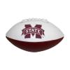 Logo Brands NCAA Mississippi State Bulldogs Autograph Football, Official Size, Brown view 1