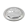 MARINE CITY Round Louvered Vent, 304 Grade Stainless Steel, 5 Inches, Durable and Weather-Resistant, for Roofing, Soffit Vents, Yachts, Caravan (Pack of 1) view 1