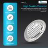 MARINE CITY Round Louvered Vent, 304 Grade Stainless Steel, 5 Inches, Durable and Weather-Resistant, for Roofing, Soffit Vents, Yachts, Caravan (Pack of 1) view 3