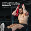 DMoose Ab Straps for Abdominal Muscle Building, Arm Support for Ab Workout, Hanging Ab Straps for Pull Up Bar Attachment, Ab Exercise Gym pullup Equipment for Men Women view 2