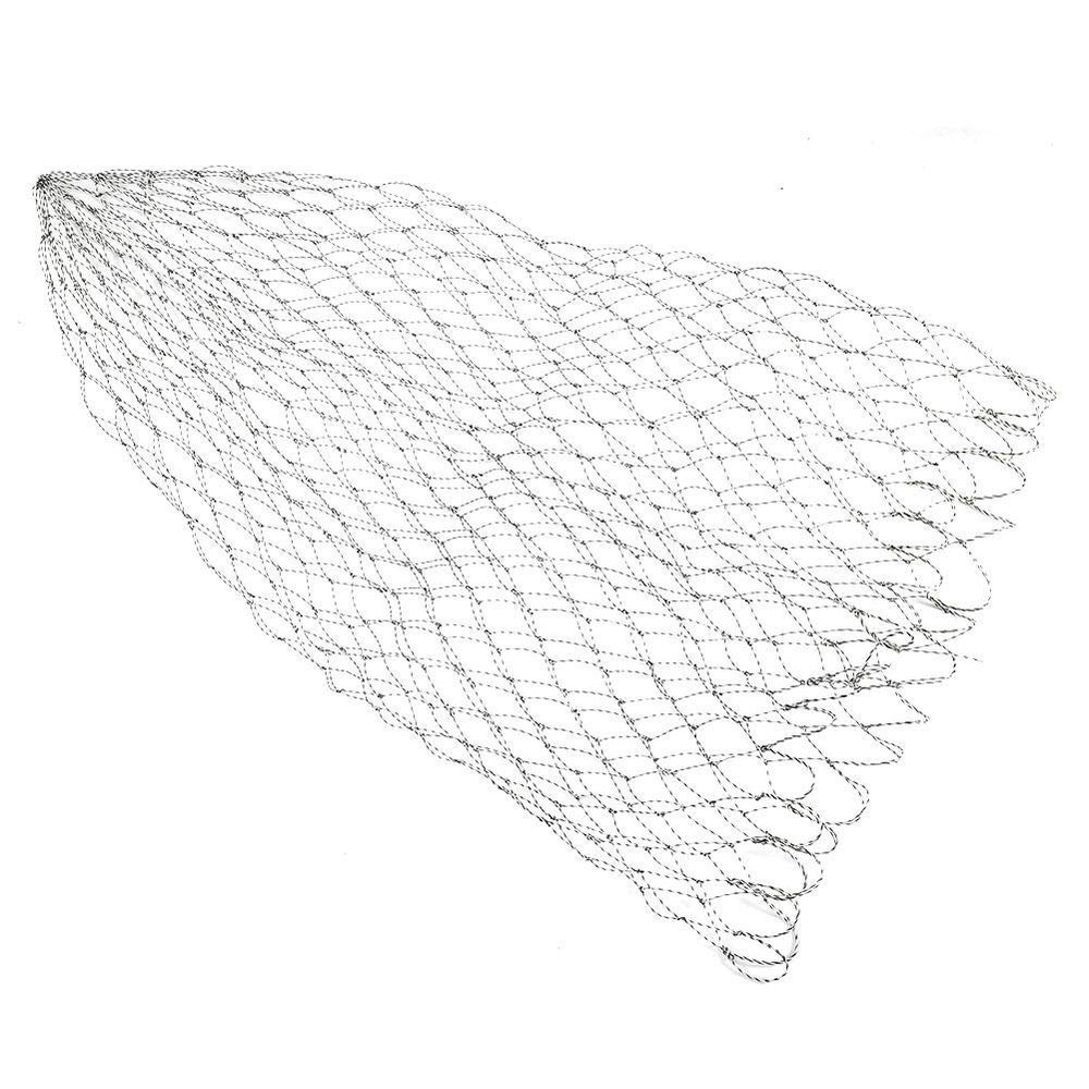 Dia 40/50/60cm Carp Bass Fishing Landing Net Foldable Net Replacement for Outdoor Activities(50)