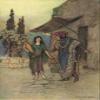 Posterazzi Works of Geoffrey Chaucer 1912 Griselda & the Duke Poster Print by Warwick Goble, (24 x 36) view 1