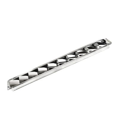 MARINE CITY 10-Slot Louvered Vent, 304-Grade Stainless Steel, Corrosion-Resistant, Easy Installation & Maintenance, for Boats, Yachts, Homes (Pack of 1)