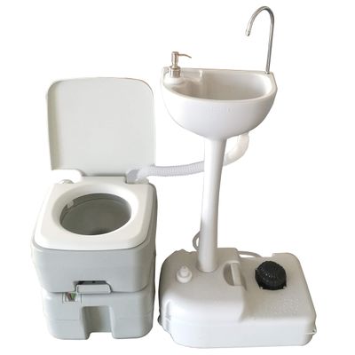 USAStock Limited Supply High Cost Wash Basin Sink Portable Toilet Flush Wastewater Recycled
