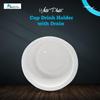 MARINE CITY White Plastic Cup Drink Can Holder with Side Drain, Prevents Overflow, Perfect for Boats, Marines, Yachts, Cars, RVs, and Game Tables (1 Pcs) view 2