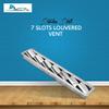 MARINE CITY Louvered Vent  Stainless Steel Mirror Finish, Corrosion-Resistant, Durable Vent Cover for Boats, Yachts, RVs & Homes (1 Pcs, 7 Slots) view 2