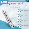 MARINE CITY Louvered Vent  Stainless Steel Mirror Finish, Corrosion-Resistant, Durable Vent Cover for Boats, Yachts, RVs & Homes (1 Pcs, 7 Slots) view 3