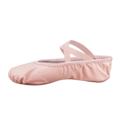 Bezioner Girls Canvas Ballet Shoes Ballet Slipper for Kids Women Yoga Shoes for Dancing-Pink (Size 7 Adult)