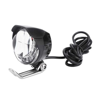 Dilwe Front Lamp, 12V-18V Universal Voltage 2 in 1 LED Handlebar Light Horn Accessory for Electric
