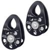 GM CLIMBING Swing Cheek Micro Pulley 30kN Self-lubricating Bushing CE UIAA Certified Black Pack of 2 view 1