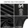 MEETYOO mens Sport Long Johns Base Layer Set, Black, XX-Large US view 4