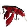 SEASKY Singking Bass Fishing Lures Durable ABS Red Fish Tackle Kits Crazy Clawler view 2
