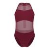 Freebily Kids Girls Basic Dance Clothing Wide Straps Criss Cross Back Gymnastics Leotard Unitard Yoga Bodysuit Tracksuit Back Zipper Burgundy 4 Years view 1