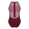 Freebily Kids Girls Basic Dance Clothing Wide Straps Criss Cross Back Gymnastics Leotard Unitard Yoga Bodysuit Tracksuit Back Zipper Burgundy 4 Years view 2