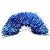 Dilwe Cheerleading Poms, PET Cheerleading Pom Poms with Handle for Cheering Sports(Blue) view 1