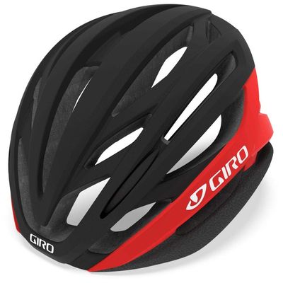 Giro Syntax MIPS Adult Road Cycling Helmet - Matte Black/Bright Red, Medium (55-59 cm)