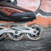 Panther XT Inline Skates for Men with Adjustable Strap, 82mm Wheels - Soft Boot Fit and Comfortable Inline Skates for Street Hockey, Roller Derby & Long-Distance Skating (9.0-Black/Orange) view 3