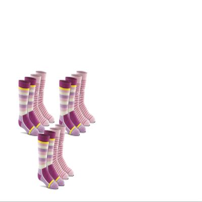 Fox River Mills Slalom JR. Mid-Calf Boot, 3 Pack, Pink, Large