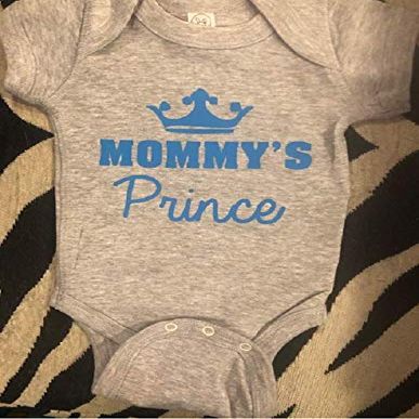 Mommy's prince custom baby onesie bodysuit infant one piece