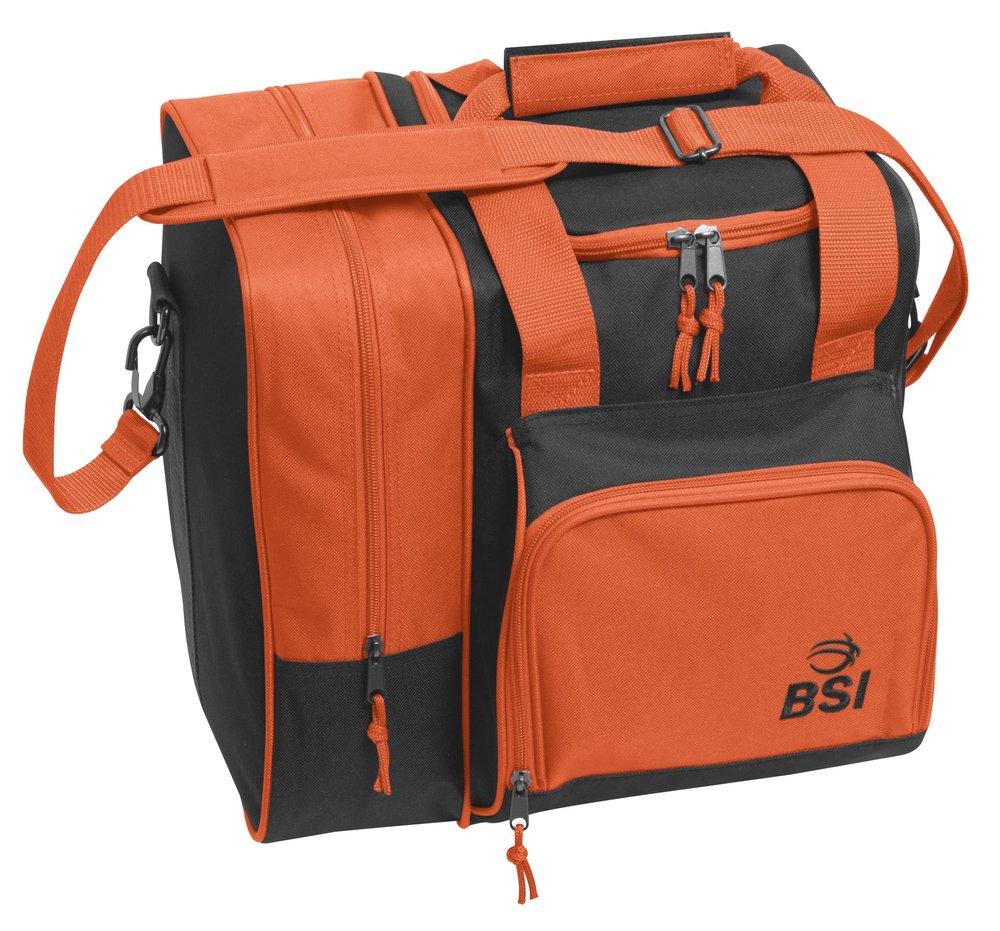 BSI Deluxe Single Tote Bowling Bag Orange