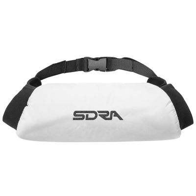 Suddora Football Hand Warmer, Lightweight Polyester Blend Reusable Hand Pouch with Zipped Pocket & Adjustable Strap, Water-Resistant for Football, Baseball, Hiking, Camping  One Size, White