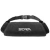 Suddora Football Hand Warmer, Lightweight Polyester Blend Reusable Hand Pouch with Zipped Pocket & Adjustable Strap, Water-Resistant for Football, Baseball, Hiking, Camping  One Size, Black view 1