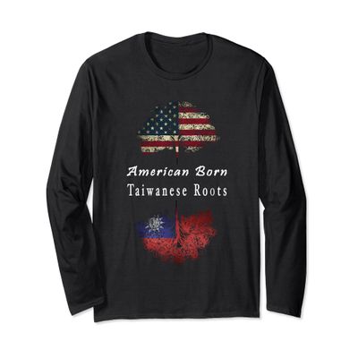 American born, Taiwanese roots ancestry long sleeve T-shirt