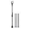 Archery Bow Stand Recurve Bows Holder Support Removable Rack Shooting Outdoor (Black) view 2