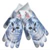 BaiX Women's and Men's 3D Prints Winter Knitted Touchscreen Gloves Cat-1 view 1