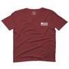 0092. White Vintage American Flag United States America USA us Military Patriotic for Men T Shirt (Maroon, 2X Largel) view 2