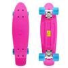 Skateboards Boys Retro Mini 22 inch Toddler Skateboard for Kids Boy Girls Youth Beginners Children Toddler Teenagers Adults Dog Age 4 5 6 Year (Pink Blue) view 2