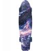 Skateboard Youth 22 inch Mini Cruiser Retro Starry Adults Skateboards for Kids Boys Girls Beginners Child Toddler Teenagers Dog Age 5 (Purple Galaxy) view 4