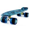 Skateboard Dog 22 inch Retro Mini Skateboards Kids Board for Boys Girl Youth Beginners Children Toddler Teenagers Adults 5 to 6 Year Old (Blue Flame) view 1