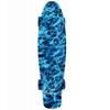 Skateboard Dog 22 inch Retro Mini Skateboards Kids Board for Boys Girl Youth Beginners Children Toddler Teenagers Adults 5 to 6 Year Old (Blue Flame) view 4