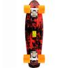 Skateboard Adults Mini Cruiser Complete Kids Skateboards Youth Board for Boy Girl Beginners Children Toddler Teenagers 22 inch (Red Flame) view 3