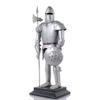Old Modern Handicrafts Suit of Armour - Medieval Majesty: Handcrafted Iron Armor Replica - A Graceful Addition to Your Home Dcor - 7.5 x 5 x 17 Inches view 3