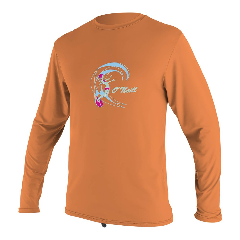 O'Neill Toddler O'Zone Long Sleeve Sun Shirt, Papaya, 2