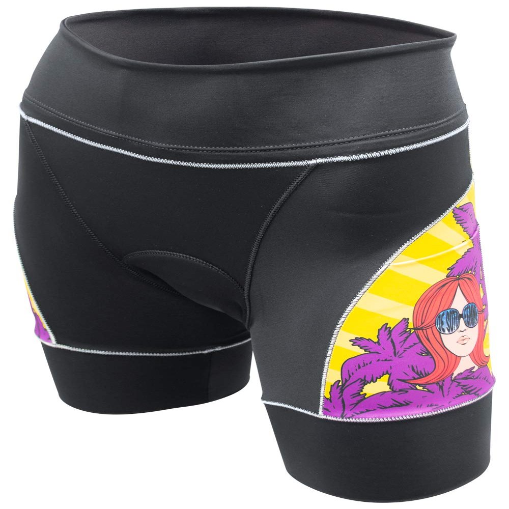 De Soto Women's Riviera Tri Short (US, Alpha, Small, Regular, Regular, Femme Girl/Black