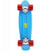 Skateboards Beginners 22 inch Mini Cruiser Girl Skateboard for Kids Boys Youth Beginners Child Toddler Teenagers Adults Dog (Blue Red) view 3