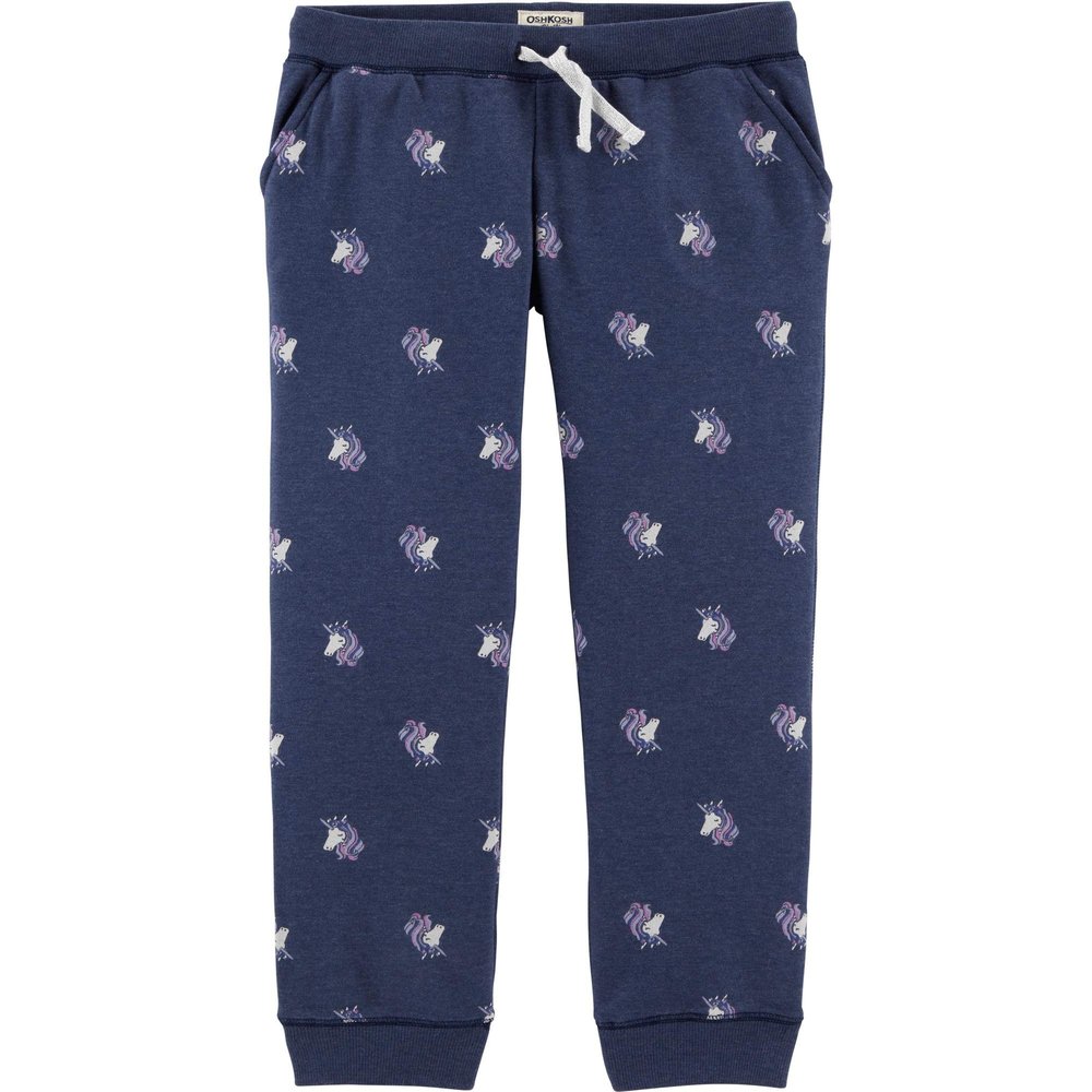 Osh Kosh Toddler Girl's Logo Pant Pants, Navy Unicron, 2T