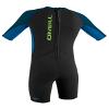 O'NEILL Unisex Child Toddler Reactor-2 2mm Back Zip S/S Spring Wetsuits, Black/Ocean/Slate, 4 US view 3