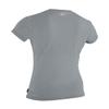 O'Neill Girl's Hybrid UPF 50+ Short Sleeve Sun Shirt, Cool Grey, 4 view 2