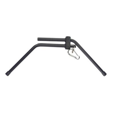 Archery Bow Stand Aluminum Bow Rack Holder Bow Jack Support for Compound Bow Outdoor Hunting Training Accessory (Black)