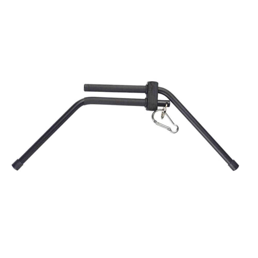 Archery Bow Stand Aluminum Bow Rack Holder Bow Jack Support for Compound Bow Outdoor Hunting Training Accessory (Black)