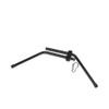Archery Bow Stand Aluminum Bow Rack Holder Bow Jack Support for Compound Bow Outdoor Hunting Training Accessory (Black) view 2