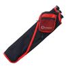MILAEM Archery 3 Tube Arrow Quiver Belt Waist Hanged Target Quiver Archery Arrow Hip Quiver Arrow Holder Carry Bag Waist Bag Pouch for Hunting Shooting (Red) view 2