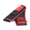 MILAEM Archery 3 Tube Arrow Quiver Belt Waist Hanged Target Quiver Archery Arrow Hip Quiver Arrow Holder Carry Bag Waist Bag Pouch for Hunting Shooting (Red) view 3