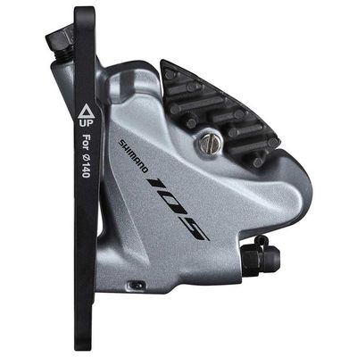 Shimano 105 BR-R7070 105 Flat Mount calliper, Without Rotor, for 140/160 mm, Front, Silver