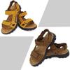 Asifn Men Athletic Open Toe Sandals Slides Outdoor Summer Leather Fisherman Beach Casual Shoes Adventures Outings Hiking 11.5 Black view 4