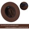 Jastore Kids Girls Boys Classic Wide Brim Bowknot Floppy Fedora Hat Wool Felt Bowler Cap(C-Coffee, 5-10 Years) view 2